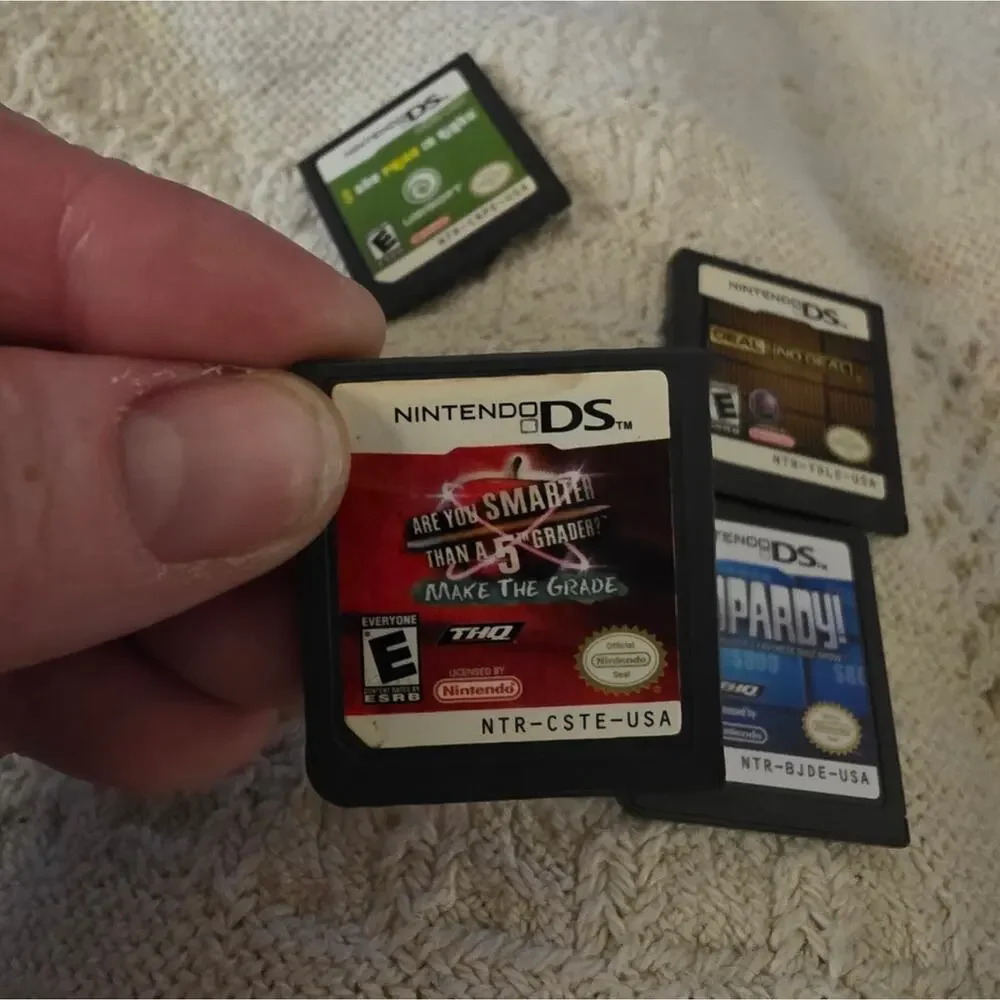Nintendo DS Game Lot The Price Is Right Deal Or No Deal Jeopardy Are You Smarter